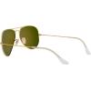 imageRayBan RB3025 Classic Polarized Aviator SunglassesMatte GoldPolarized Brown Mirror Red