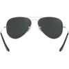 imageRayBan RB3025 Classic Polarized Aviator SunglassesSilverPolarized Grey Mirror Silver