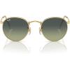imageRayBan RB3447 Round Metal SunglassesGoldGreen Vintage