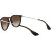 imageRayBan RB4171 Erika Round SunglassesMirror Blue on Light BrownBrown Gradient Dark Brown