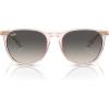 imageRayBan RB4171 Erika Round SunglassesTransparent PinkGrey Gradient