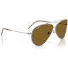 imageRayBan Rbr0101s Aviator Reverse SunglassesGunmetalPolarized Dark Brown