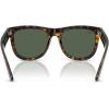 imageRayBan Rbr0502s Wayfarer Reverse Square SunglassesDark HavanaDark Green