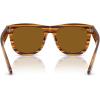 imageRayBan Rbr0502s Wayfarer Reverse Square SunglassesStriped HavanaPolarized Dark Brown