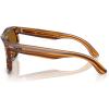 imageRayBan Rbr0502s Wayfarer Reverse Square SunglassesStriped HavanaPolarized Dark Brown