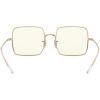 imageRayBan Womens Rb1971 Square Evolve Photochromic SunglassesGoldClear to Grey Photochromic