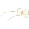 imageRayBan Womens Rb1971 Square Evolve Photochromic SunglassesGoldClear to Grey Photochromic