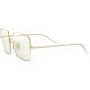 imageRayBan Womens Rb1971 Square Evolve Photochromic SunglassesGoldClear to Grey Photochromic