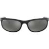 imageRayBan Mens RB2027 Predator 2 Rectangular SunglassesBlackPolarized Dark Grey