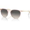 imageRayBan RB4171 Erika Round SunglassesTransparent PinkGrey Gradient