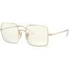 imageRayBan Womens Rb1971 Square Evolve Photochromic SunglassesGoldClear to Grey Photochromic