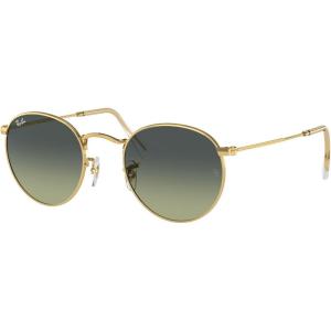 imageRayBan RB3447 Round Metal SunglassesGoldGreen Vintage