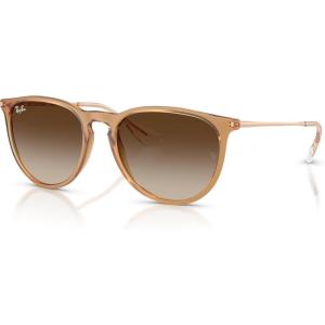 imageRayBan RB4171 Erika Round SunglassesRubber BeigeGradient Brown