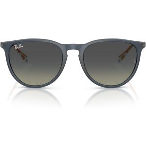 imageRayBan RB4171 Erika Round SunglassesRubber BlueGradient Grey