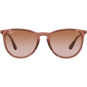 imageRayBan RB4171 Erika Round SunglassesTransparent Light BrownGoldGradient Brown