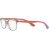 imageRayBan Kids RY1586 Square Prescription Eyeglass FramesTransparent GreenDemo Lens