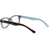 imageRayBan Kids Ry1531 Square Prescription Eyeglass FramesHavana on Havana BlueDemo Lens