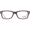 imageRayBan Kids Ry1531 Square Prescription Eyeglass FramesViolet on FuchsiaDemo Lens