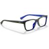 imageRayBan Kids Ry1536 Square Prescription Eyeglass FramesDark Grey on BlueDemo Lens