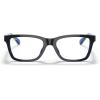 imageRayBan Kids Ry1536 Square Prescription Eyeglass FramesDark Grey on BlueDemo Lens