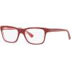 imageRayBan Kids Ry1536 Square Prescription Eyeglass FramesRed on TransparentDemo Lens