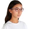 imageRayBan Kids Ry1555 Square Prescription Eyeglass FramesTop RedVioletOrangeDemo Lens