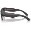 imageRayBan RB0840S Mega Wayfarer Square SunglassesTransparent BlackDark Grey