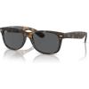 imageRayBan RB2132 New Wayfarer Square SunglassesRubber HavanaDark Grey