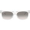 imageRayBan RB2132 New Wayfarer Square SunglassesTransparentClear Gradient Grey