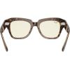 imageRayBan RB2186 State Street Square SunglassesHavana on Transparent Light BrownClear Grey Photochromic Blue Light Filter