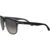 imageRayBan RB4147 Boyfriend Square SunglassesBlack on TransparentLight Grey Gradient Dark Grey