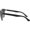 imageRayBan RB4147 Boyfriend Square SunglassesBlack on TransparentLight Grey Gradient Dark Grey