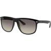 imageRayBan RB4147 Boyfriend Square SunglassesBlackGrey Gradient Dark Grey