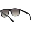 imageRayBan RB4147 Boyfriend Square SunglassesBlackGrey Gradient Dark Grey