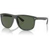 imageRayBan RB4147 Boyfriend Square SunglassesGreenDark Green