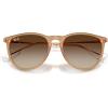 imageRayBan RB4171F Erika Low Bridge Fit Round SunglassesRubber BeigeBrown Gradient