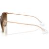imageRayBan RB4171F Erika Low Bridge Fit Round SunglassesRubber BeigeBrown Gradient