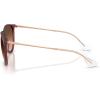 imageRayBan RB4171F Erika Low Bridge Fit Round SunglassesRubber VioletPink Gradient Brown
