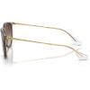 imageRayBan RB4171F Erika Low Bridge Fit Round SunglassesTransparent Light BrownBrown Gradient