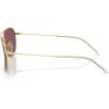 imageRayBan Rbr0102s Caravan Reverse Square SunglassesGoldPolarized Pink
