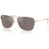 imageRayBan Rbr0102s Caravan Reverse Square SunglassesGoldPolarized Pink