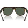 imageRayBan Rbr0501s Boyfriend Reverse Square SunglassesDark HavanaDark Green