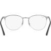 imageRayBan Rx6375 Round Prescription Eyeglass FramesMatte Silver on SilverDemo Lens