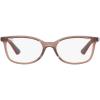 imageRayBan Kids RY1586 Square Prescription Eyeglass FramesTransparent BrownDemo Lens