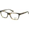 imageRayBan Kids Ry1536 Square Prescription Eyeglass FramesDark Havana on TransparentDemo Lens