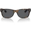 imageRayBan RB2132 New Wayfarer Square SunglassesRubber HavanaDark Grey