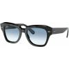 Black/Clear Gradient Blue