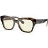 Havana on Transparent Light Brown/Clear Grey Photochromic Blue Light Filter
