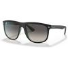imageRayBan RB4147 Boyfriend Square SunglassesMatte Black on GreenGrey Gradient