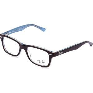 imageRayBan Kids Ry1531 Square Prescription Eyeglass FramesHavana on Havana BlueDemo Lens